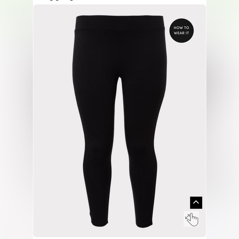 Torrid Crop Signature Waist Premium Legging - Picture 2 of 3